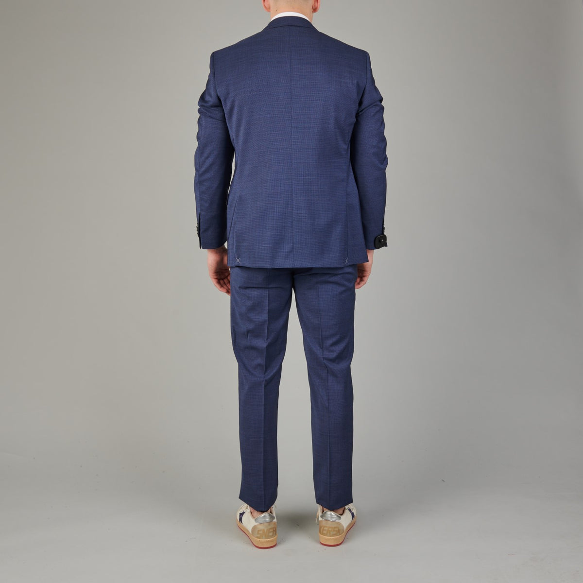 CORNELIANI Mid Blu Vichy Structured – productbeeld 4