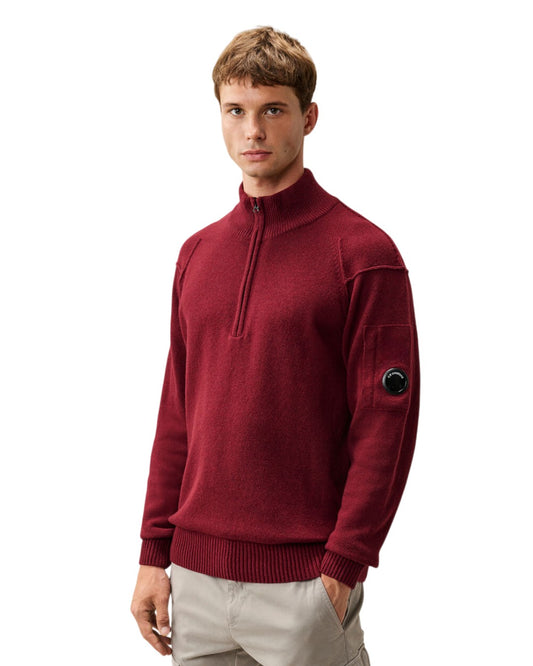 Lambswool GRS Half Zip Sweater Andorra