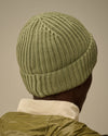 C.P. Company merino Goggle Beanie Tea detail