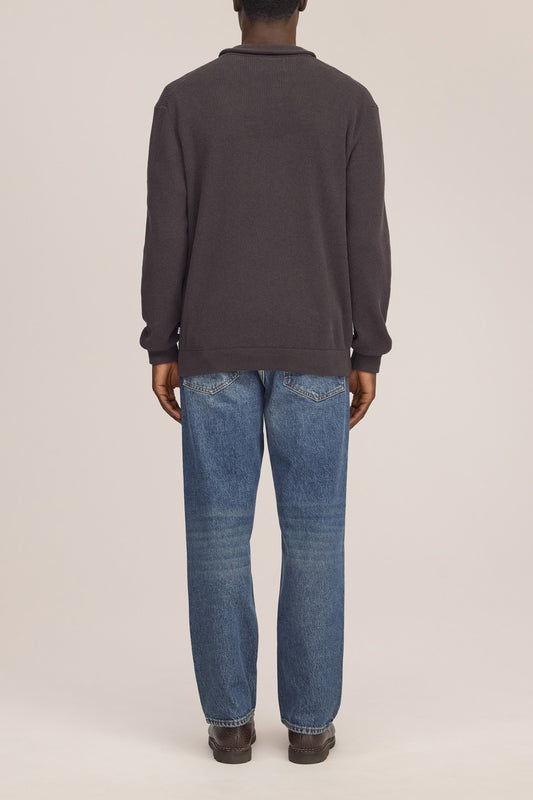 NN.07 Danny Half Zip 6429 Deep Truffle – productfoto 4 – Checkpoint Mol