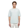 DRYKORN Derico Cotton Knit T-shirt Grey Blue Melange – productfoto 2 – Checkpoint Mol