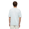 DRYKORN Derico Cotton Knit T-shirt Grey Blue Melange – productfoto 3 – Checkpoint Mol