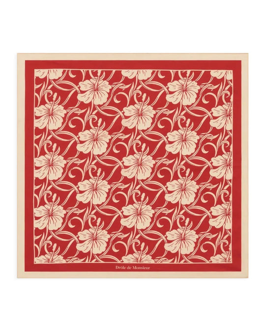 Le Foulard Monogramme Hibiscus
