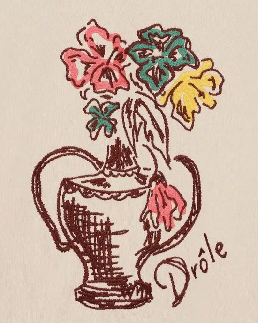 Drôle de Monsieur Le Sweatshirt Vase Havana Sand