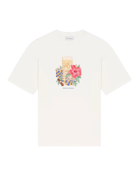 Le T-shirt Hibiscus Club Off White