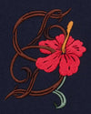 Drôle de Monsieur Le T-Shirt D Hibiscus Navy