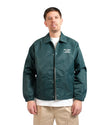 Dark Green Slogan Jacket