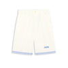 Drôle de Monsieur Embroidered Piqué Cotton Shorts Off White – vooraanzicht