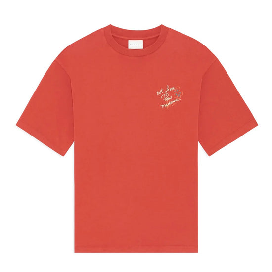 Drôle de Monsieur Esquisse Slogan T-shirt Brick productfoto 2