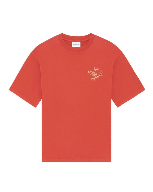 Drôle de Monsieur Esquisse Slogan T-shirt Brick productfoto 2