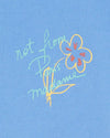 Drôle de Monsieur Esquisse Slogan T-shirt Light Blue productfoto 3