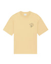 Drôle de Monsieur Esquisse Slogan T-shirt Ocre productfoto 2