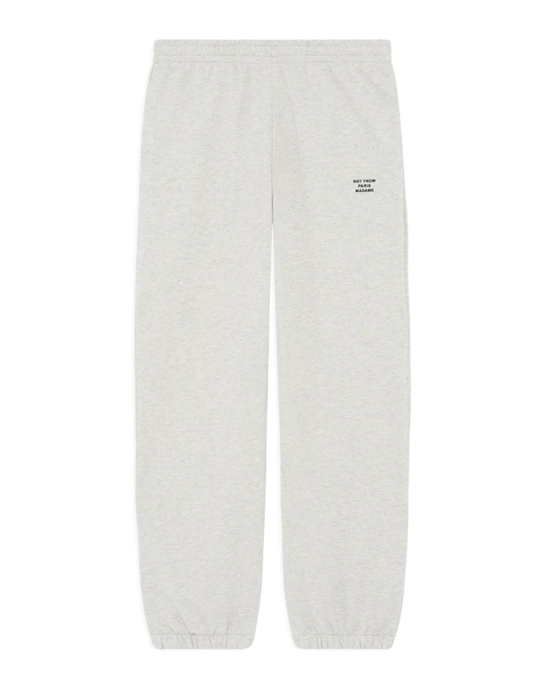 Drôle de Monsieur Slogan Fleece Joggers Grey bij Checkpoint Mol