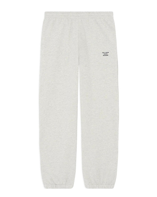 Drôle de Monsieur Slogan Fleece Joggers Grey bij Checkpoint Mol
