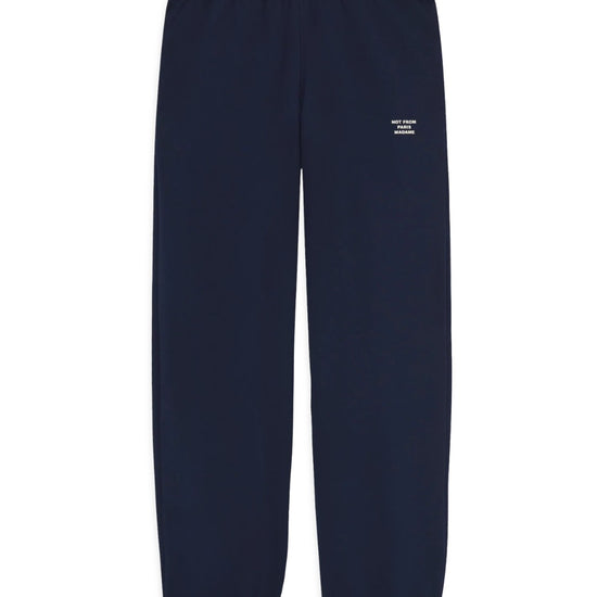Drôle de Monsieur Slogan Fleece Joggers Navy bij Checkpoint Mol