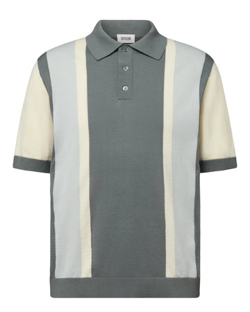 Green Tamian Knitted Cotton Polo