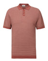 Orange Triton Knitted Polo