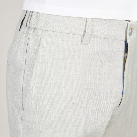 Drykorn Ajend Linen Trousers Beige Grey – productbeeld 2