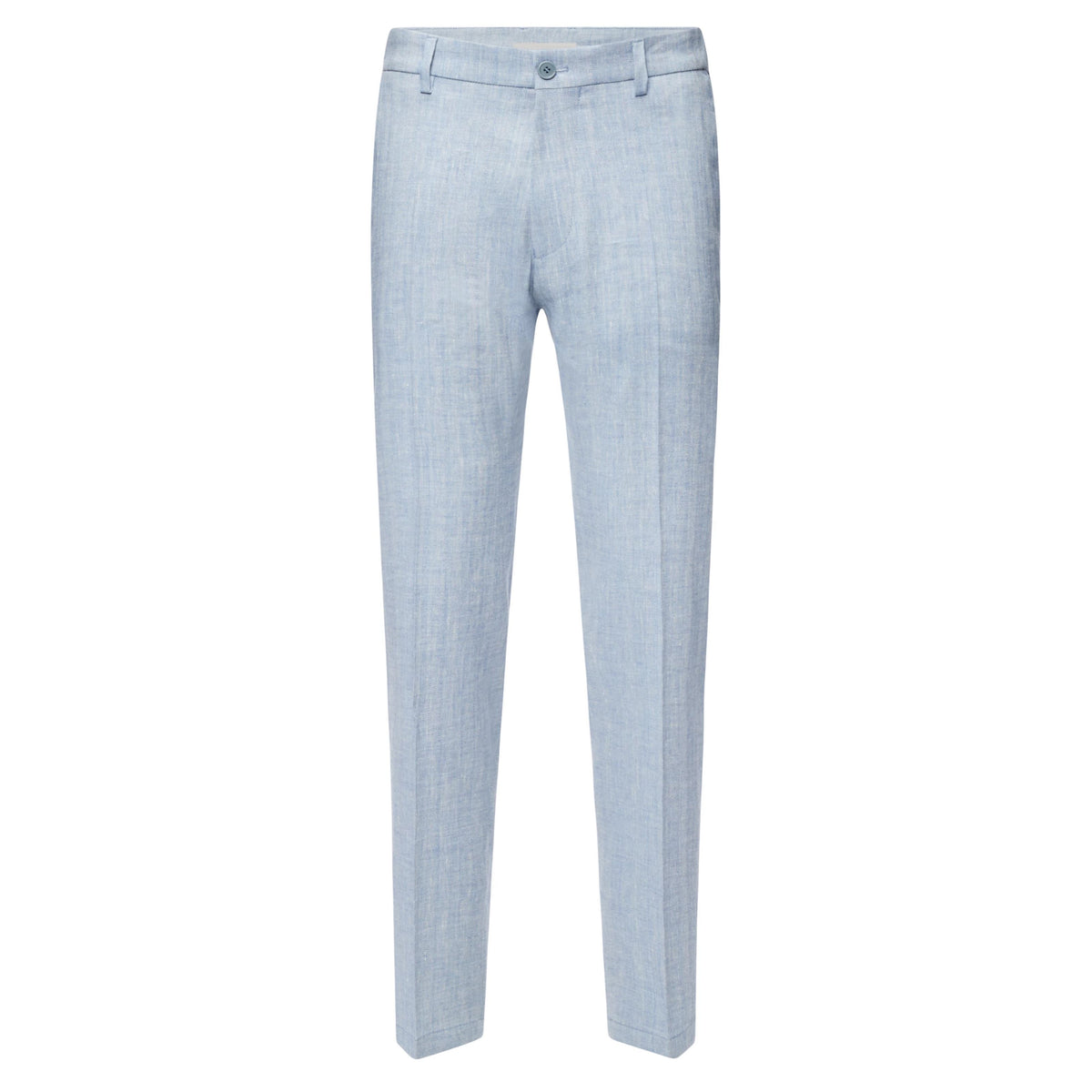 Drykorn Ajend pantalon grijsblauw, productfoto vooraanzicht