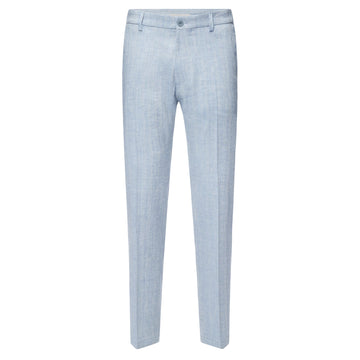Drykorn Ajend pantalon grijsblauw, productfoto vooraanzicht