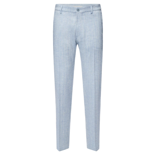 Drykorn Ajend pantalon grijsblauw, productfoto vooraanzicht