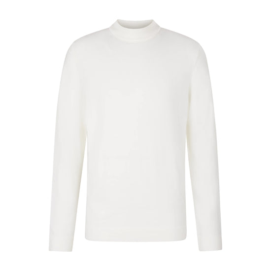 Drykorn Ecru Arwon Merino Wool Fitted Turtleneck Pullover – vooraanzicht
