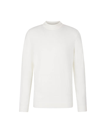 Drykorn Ecru Arwon Merino Wool Fitted Turtleneck Pullover – vooraanzicht