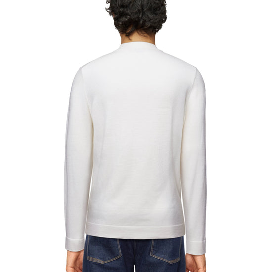 Drykorn Ecru Arwon Merino Wool Fitted Turtleneck Pullover – productbeeld 4