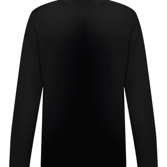 DRYKORN Arwon Merino Wool Turtle Neck Pullover Black productfoto 1