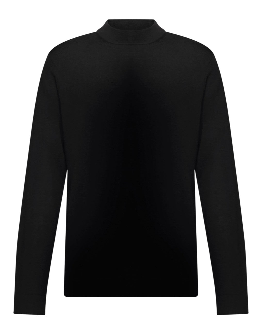 DRYKORN Arwon Merino Wool Turtle Neck Pullover Black productfoto 1