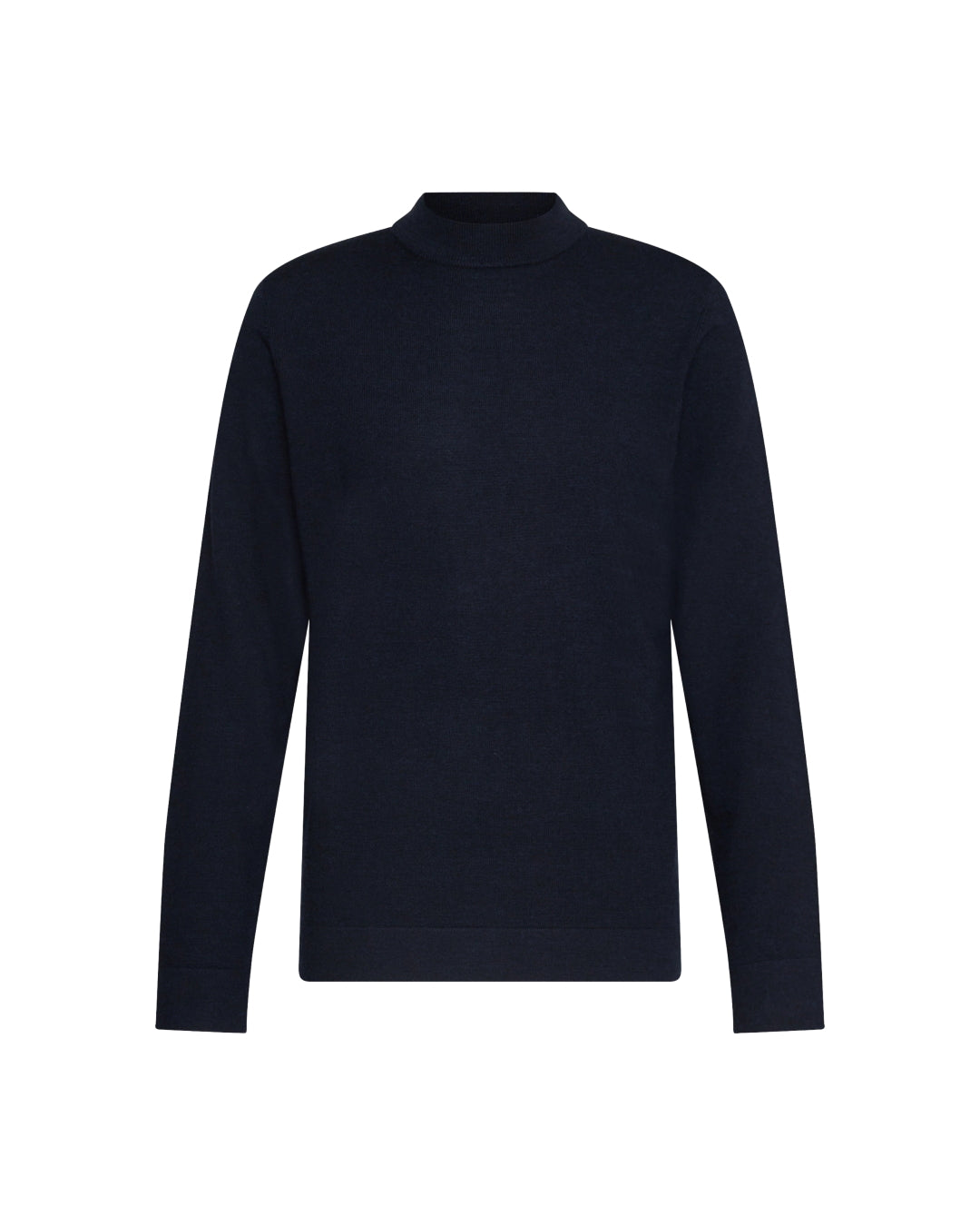 Drykorn Arwon trui donkerblauw, productfoto vooraanzicht