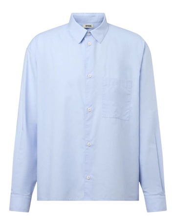 Drykorn Baunt Dry Cotton Shirt Blue - productfoto 1