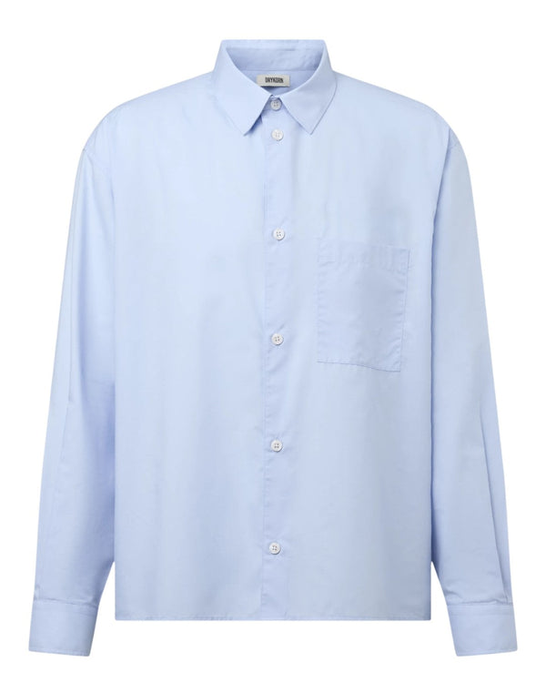 Drykorn Baunt Dry Cotton Shirt Blue - productfoto 1