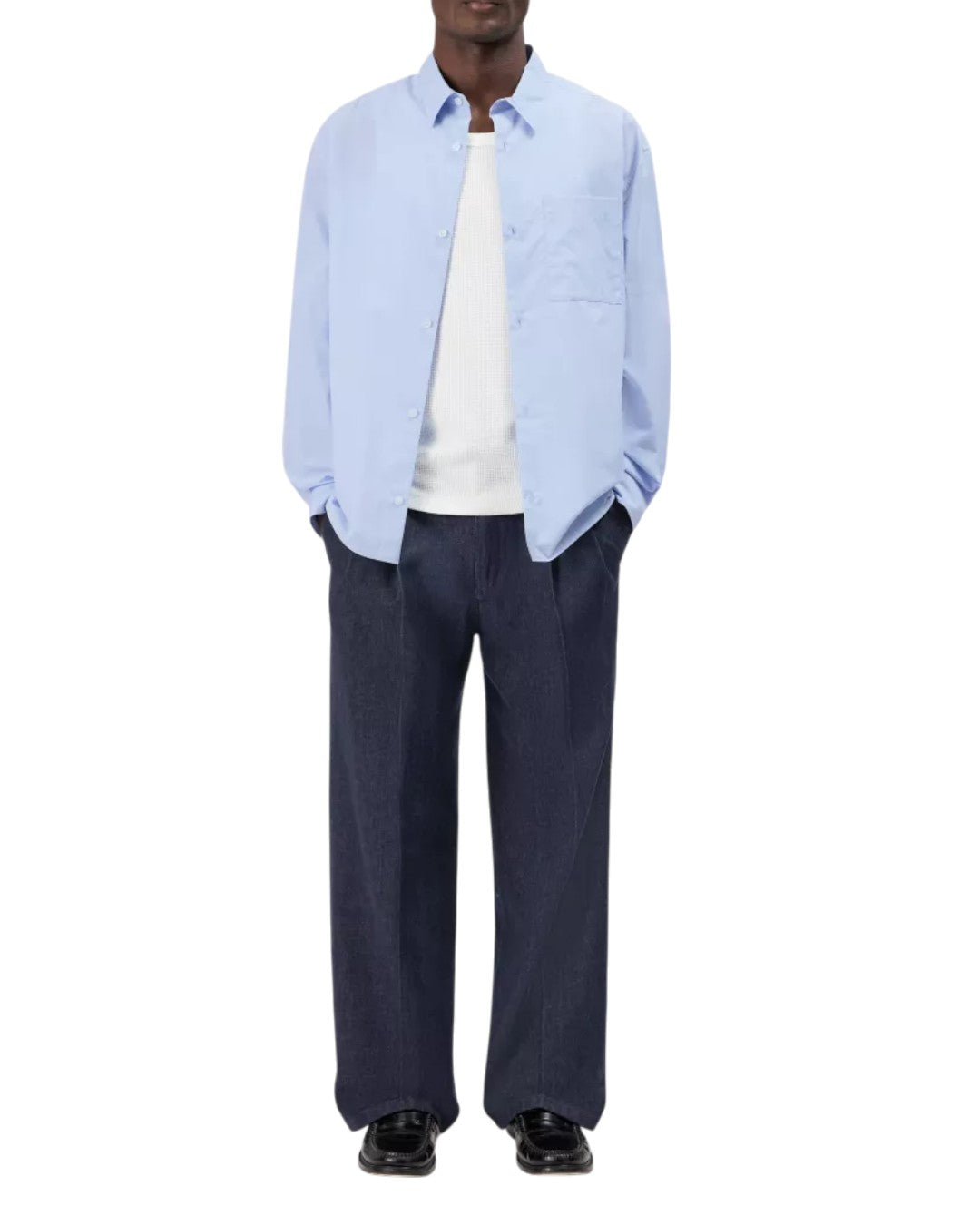 Drykorn Baunt Dry Cotton Shirt Blue - productfoto 3