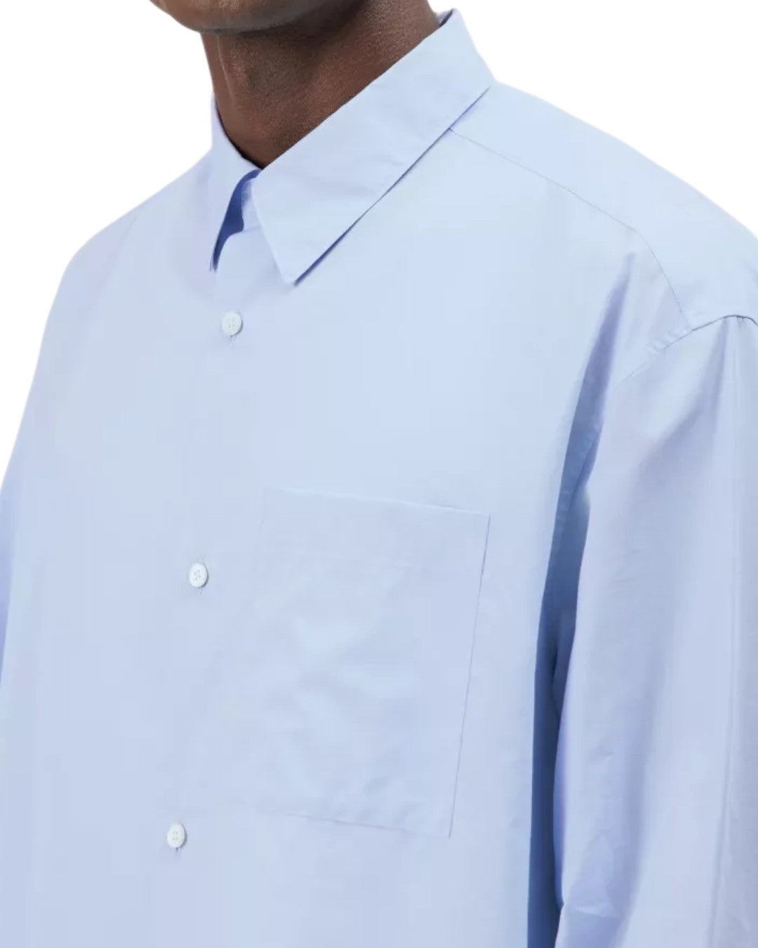 Drykorn Baunt Dry Cotton Shirt Blue - productfoto 4
