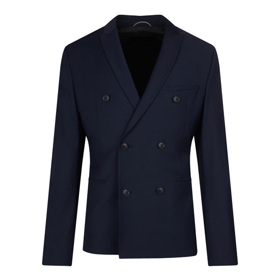 Drykorn Bilbao Drynamic Double-Breasted Blazer Navy – productbeeld 1