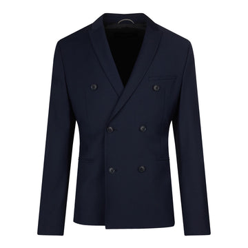 Drykorn Bilbao Drynamic Double-Breasted Blazer Navy – productbeeld 1