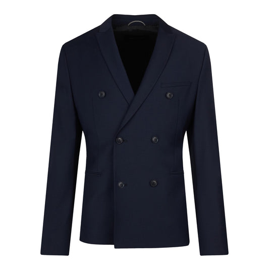 Drykorn Bilbao Drynamic Double-Breasted Blazer Navy – productbeeld 1