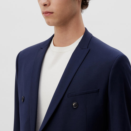 Drykorn Bilbao Drynamic Double-Breasted Blazer Navy – productbeeld 8