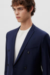 Drykorn Bilbao Drynamic Double-Breasted Blazer Navy – productbeeld 8