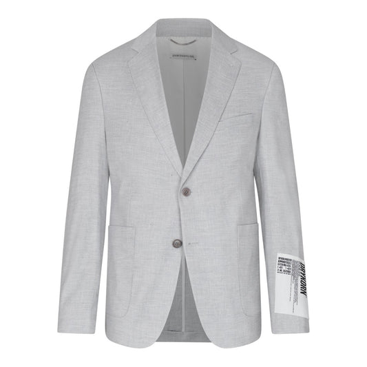 Drykorn Carles Linen Blazer Grey Beige – productbeeld 5