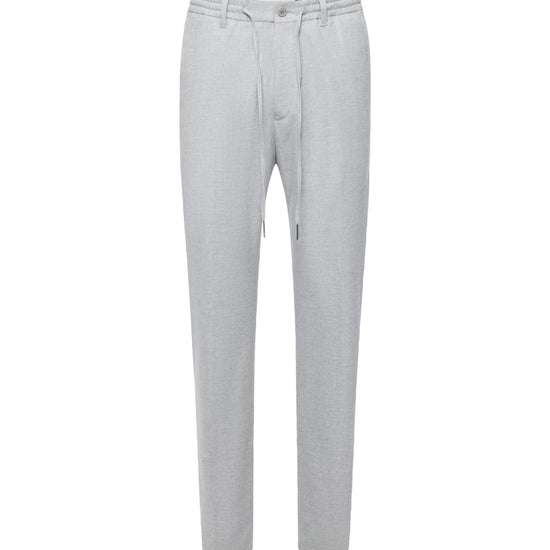 Drykorn Grey Deger Drawstring Jogger Trousers – vooraanzicht