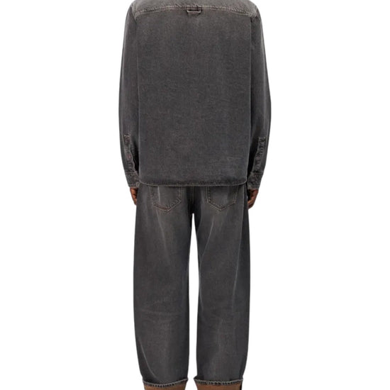 Drykorn Dieggo Relaxed Fit Denim Overshirt Brown - productfoto 3