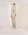 Drykorn Irving blazer beige, gedragen volledig zijaanzicht