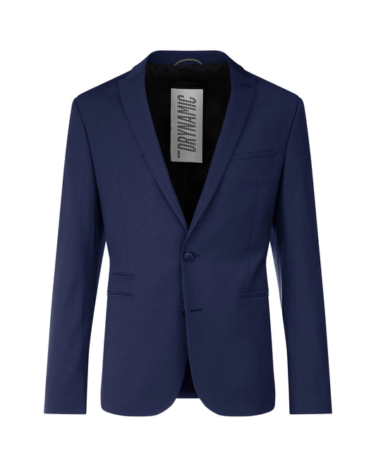 Drykorn Irving blazer kobaltblauw, productfoto vooraanzicht