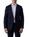 Drykorn Irving blazer navy, gedragen vooraanzicht