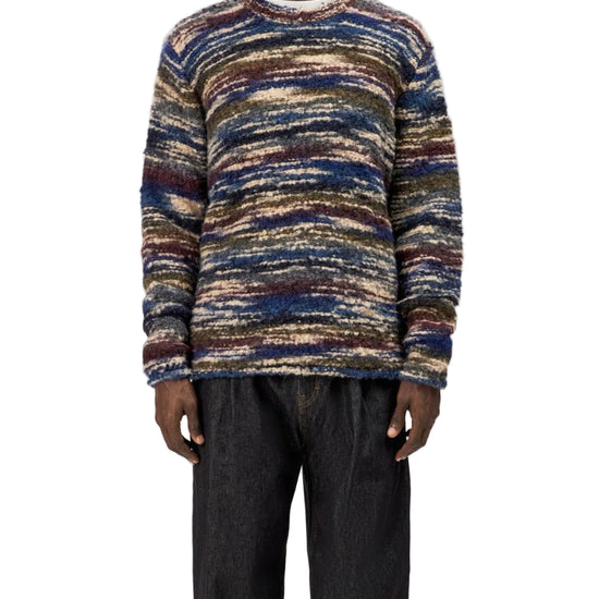 Gebreide structuur DRYKORN Leando Wool Blend Pullover Blue