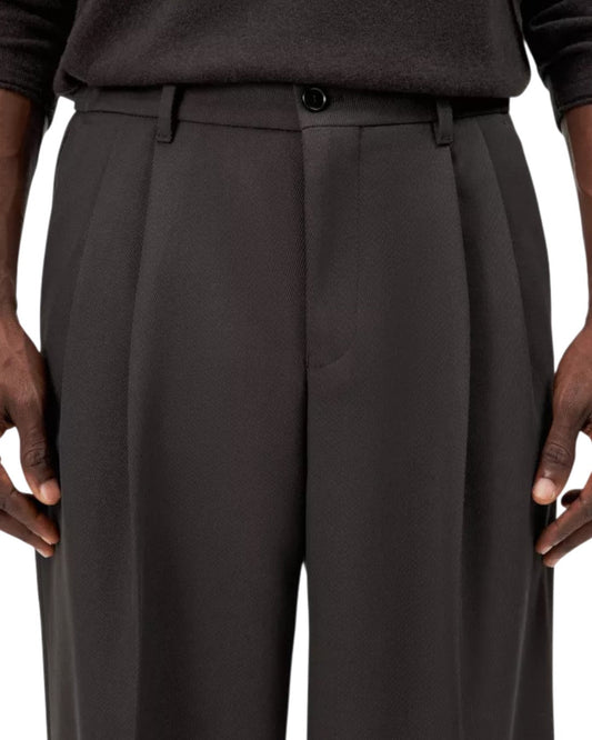 Drykorn Leek Wide Relaxed Fit Geklede Broek Brown - productfoto 3