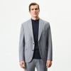 Drykorn Lonest Grey Blu Wool Jacket – productbeeld 2