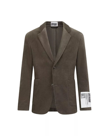Drykorn Marls blazer groen, productfoto vooraanzicht